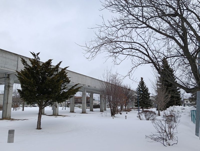 JR柏陽駅付近の風景の画像です